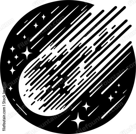Meteor Falling From Sky