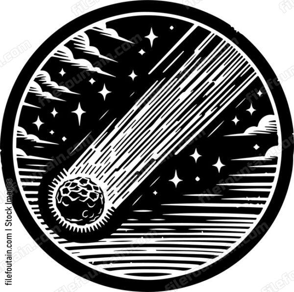 Meteor Falling From Sky