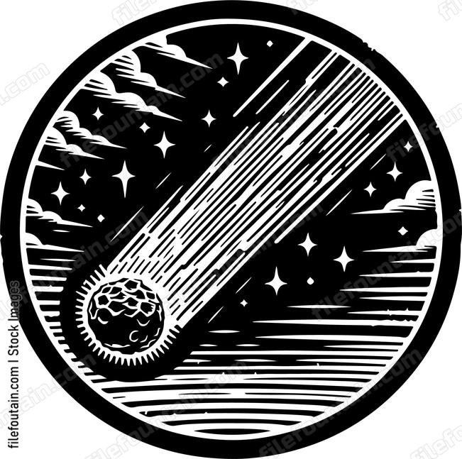 Meteor Falling From Sky
