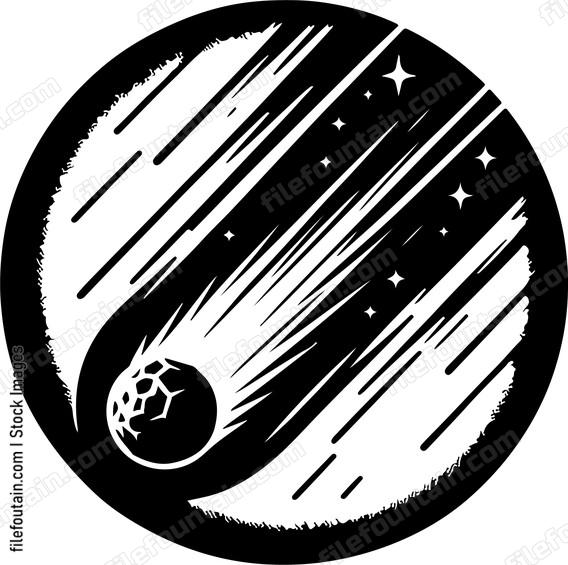Meteor Falling From Sky