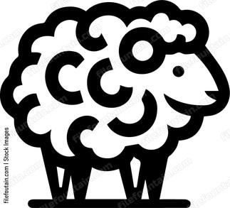 Minimalist Sheep