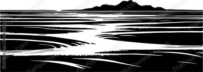 Mud Flat Landscape