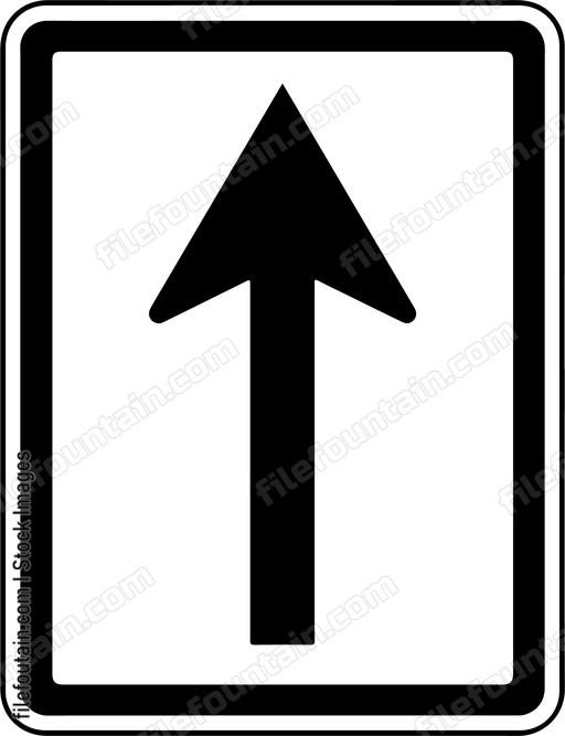 One Way Traffic Sign