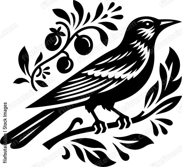 oriole evoking local folklore tales with its presence