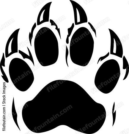panther paw print