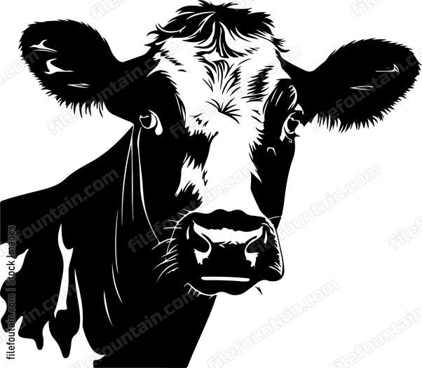 Peeking Cow