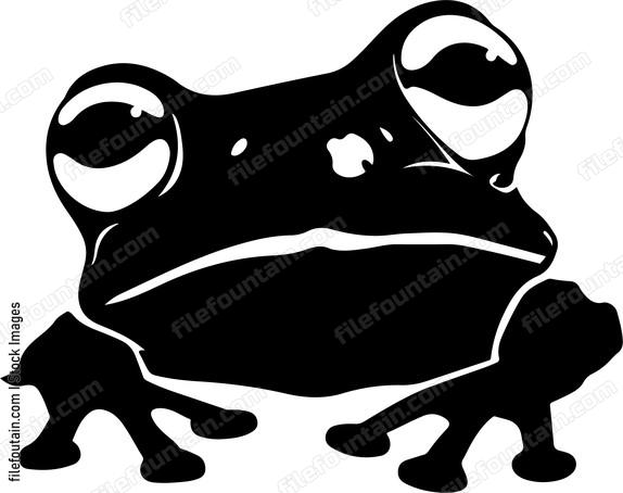 Peeking Frog