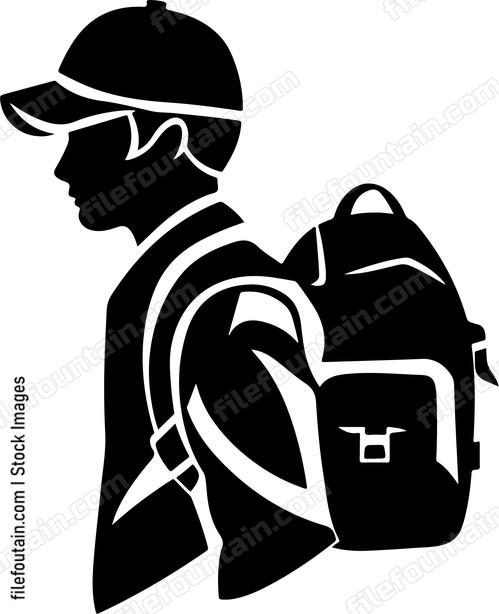 person with a backpack backpacker
