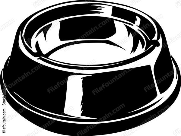 Pet Food Bowl Plain