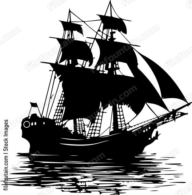 Pirate And Boat