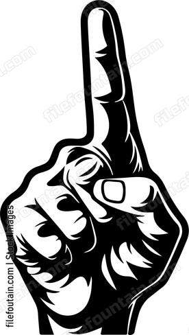 Pointing Finger Banner