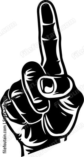 Pointing Finger Banner