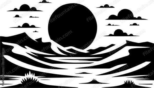 Polar Desert Landscape