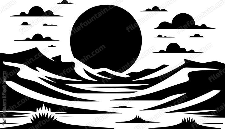 Polar Desert Landscape