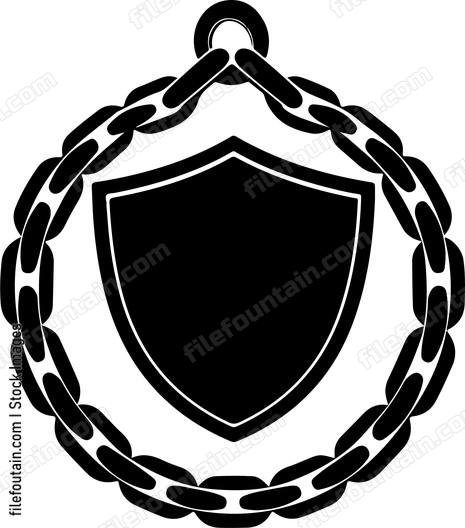 Police Badge And Chain