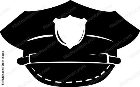 Police Hat Front