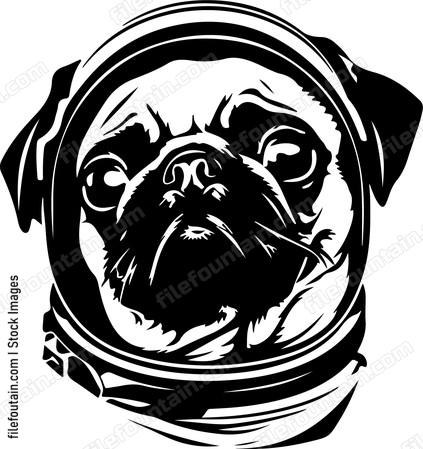 Pug Astronaut