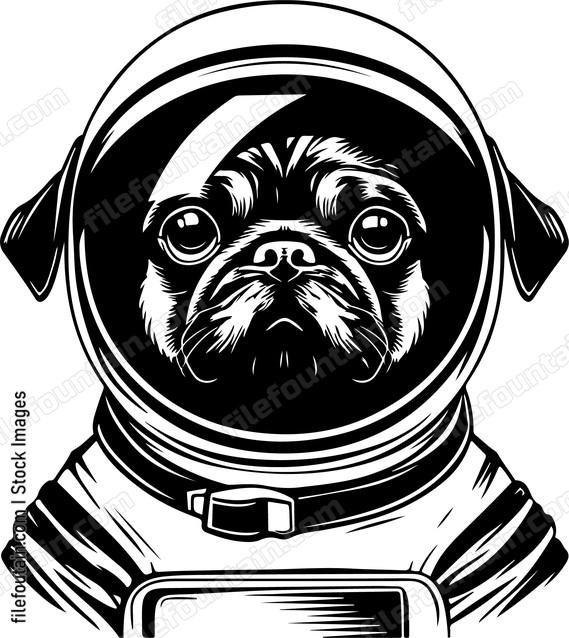 Pug Astronaut