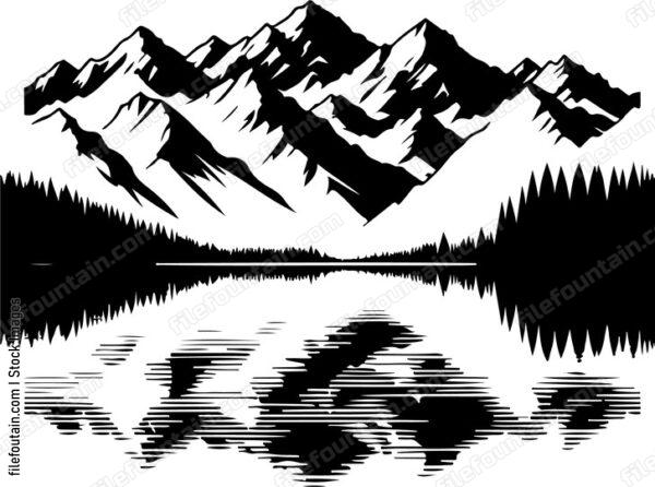 Reflectionsxofxnearbyxmountainsxadornedxwithxsnowxmirroredxinxthexlakesxsurfacex
