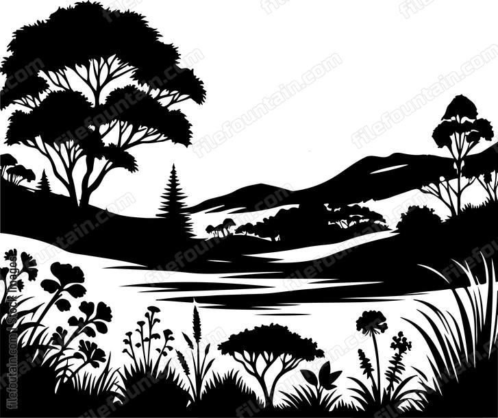 Riparian Zone Landscape