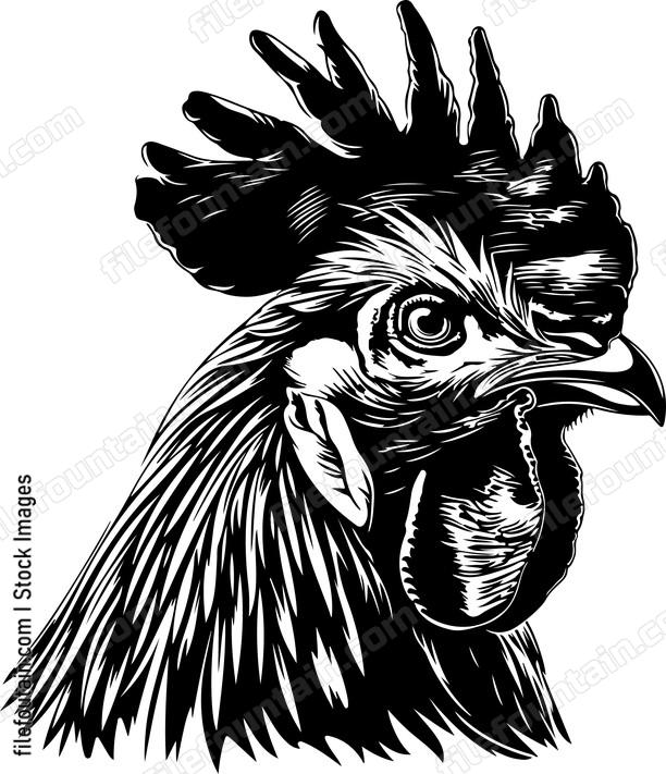 Rooster Head