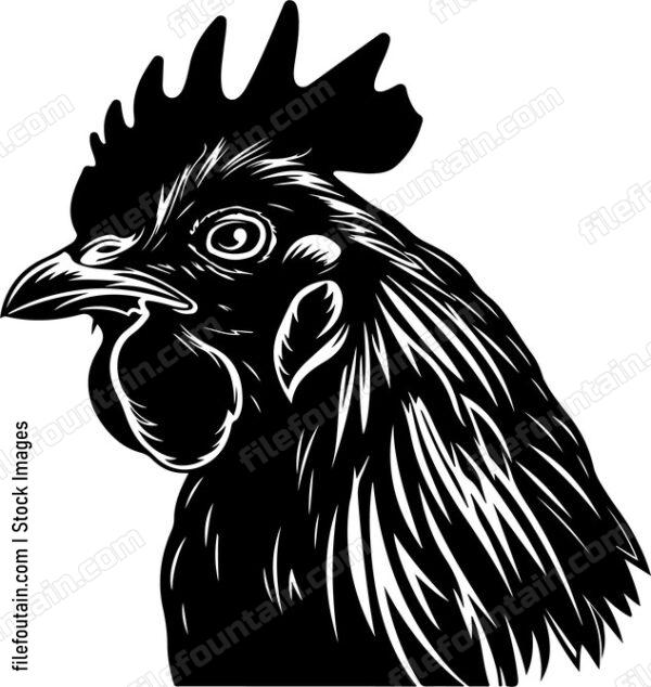 Rooster Head