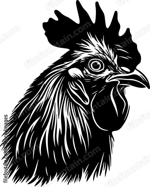 Rooster Head