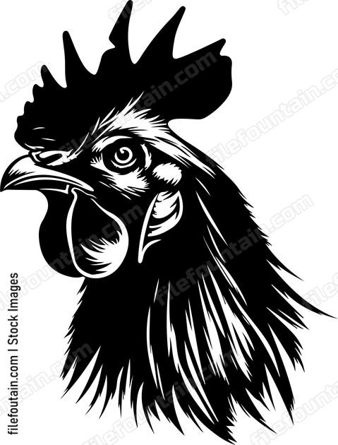 Rooster Head