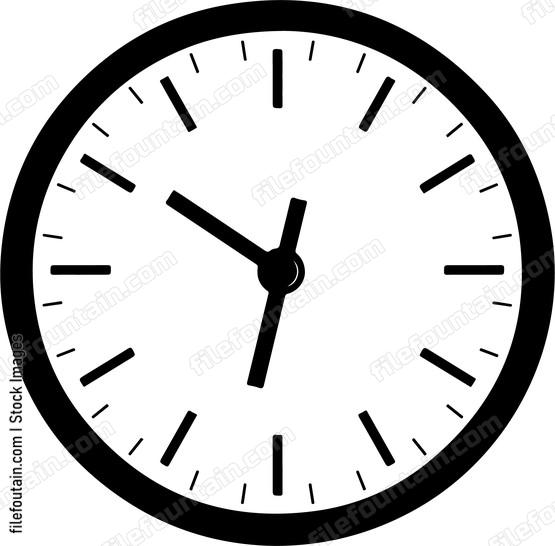 Round timekeeper graphic