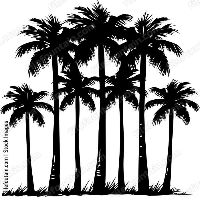 Row Of Palms
