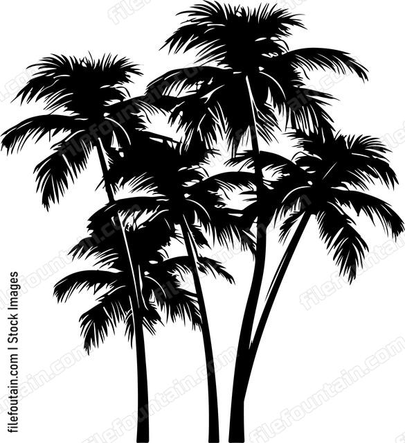 Row Of Palms