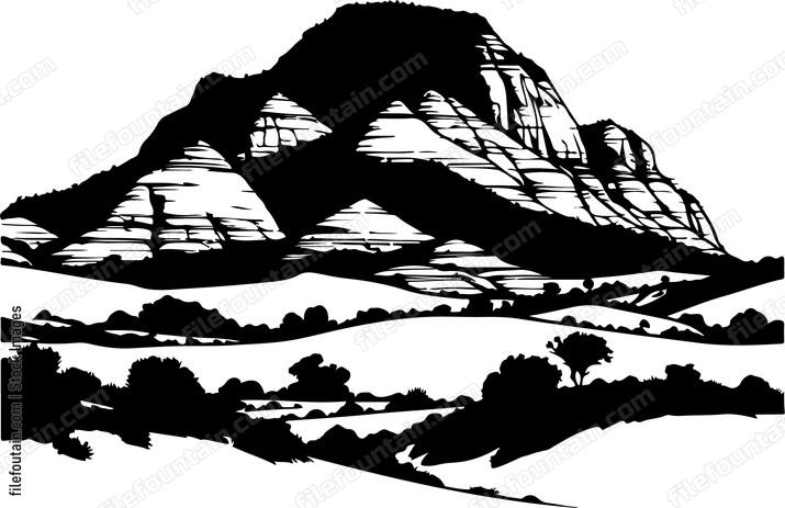 Sandstone Hill Landscape