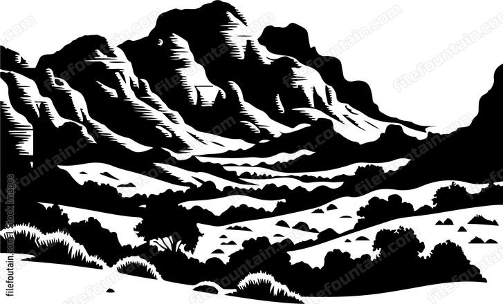 Sandstone Hill Landscape