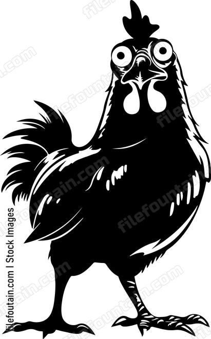 Scared Chicken