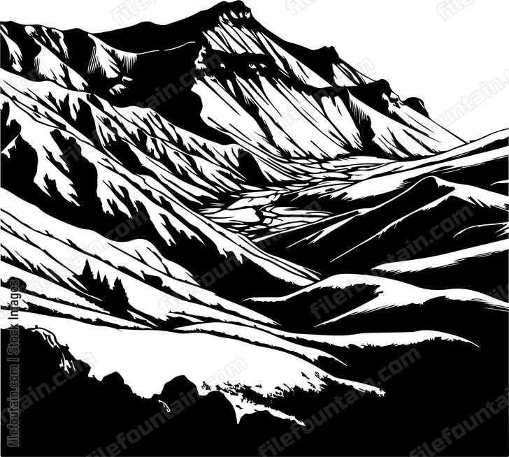 Scree Slope Landscape