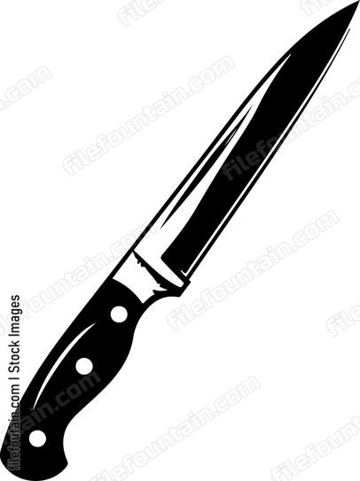 Sharp kitchen knife