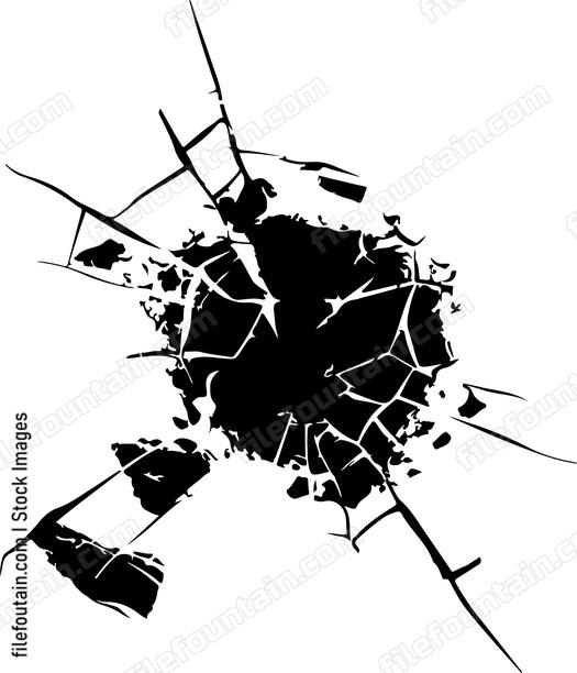 Shattered Broken Glass