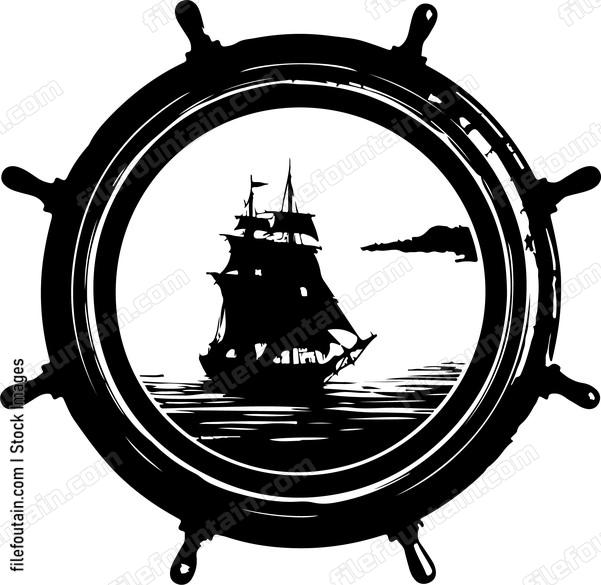 Ships Wheel Sailing