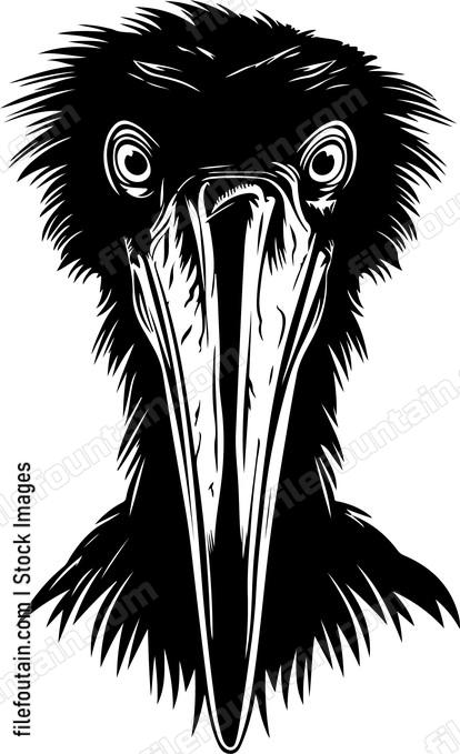 Shoebill Face