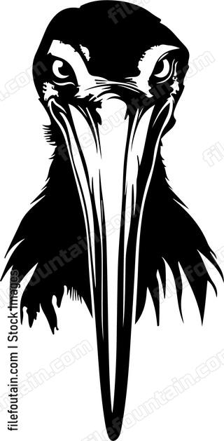 Shoebill Face