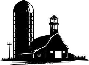 Silo And Barn