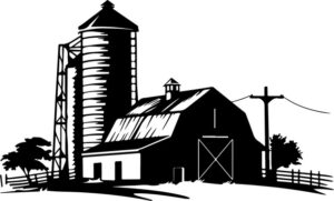 Silo And Barn
