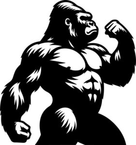 Silverback Gorilla Showing Power