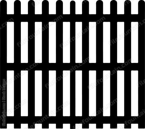 Simple fence graphic