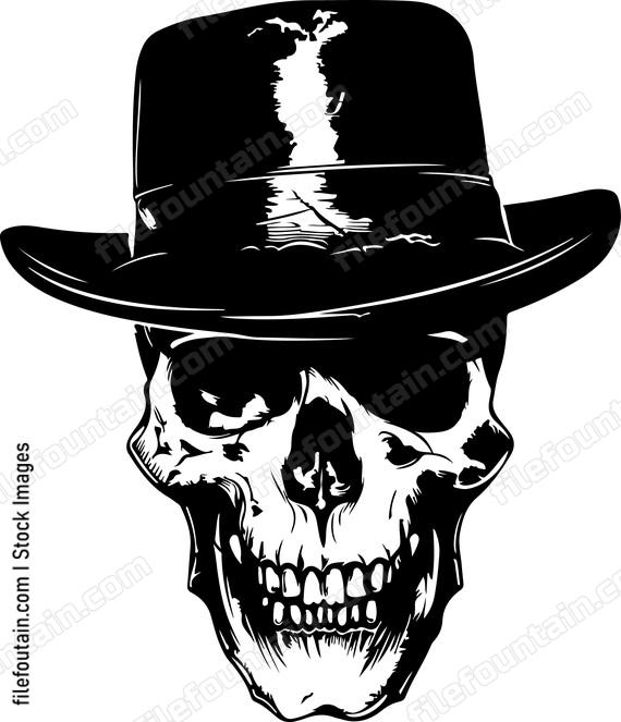 Skull With Hat