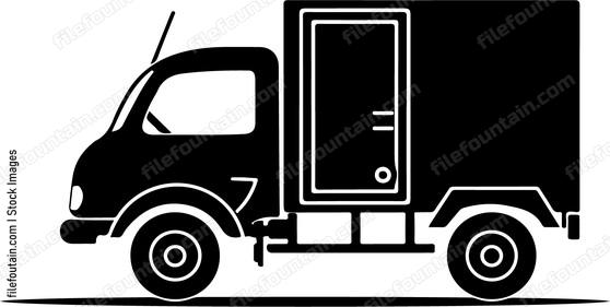 Small delivery truck