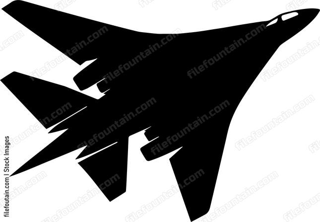 Stealth Bomber Airplane