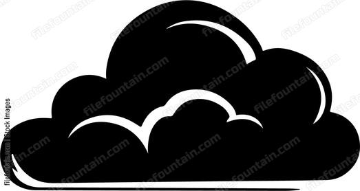 Stormy cloud shape