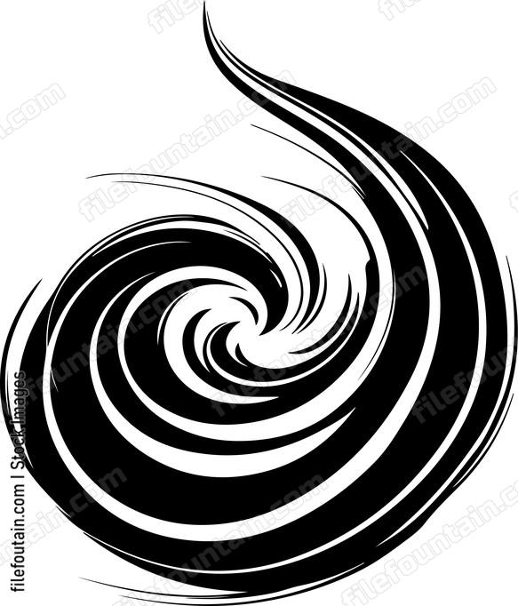 swirling swoosh