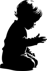 toddler attempting to communicate with simple words